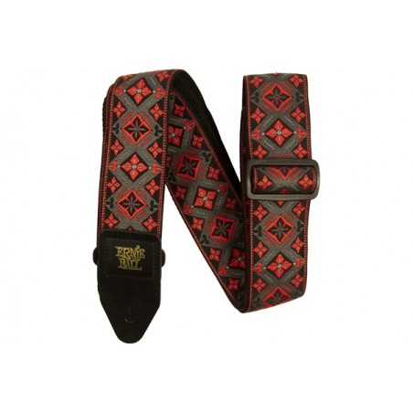 ERNIE BALL 5346 RED KING JACQUARD STRAP