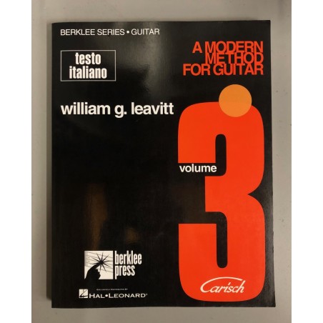 WILLIAM G. LEAVITT "A MODERN METHOD FOR GUITAR" VOL. 3