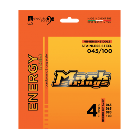 MARKBASS ENERGY SERIES STAINLESS STEEL BASS STRINGS 45/100