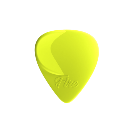 PLICK THE PICK "FIRE" CELLULOIDE GIALLO ZOLFO