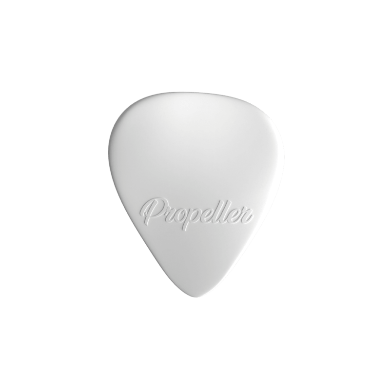 PLICK THE PICK "PROPELLER" NYLON BIANCO PURO