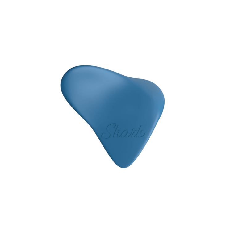 PLICK THE PICK "SHARK" NYLON BLU LUCE