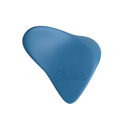 PLICK THE PICK "SHARK" NYLON BLU LUCE