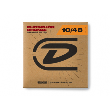 DUNLOP DAP1048 ACOUSTIC PHOSPHOR BRONZE, EXTRA LIGHT 10-48