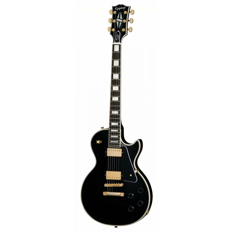 EPIPHONE Inspired by GIBSON CUSTOM LES PAUL CUSTOM EBONY