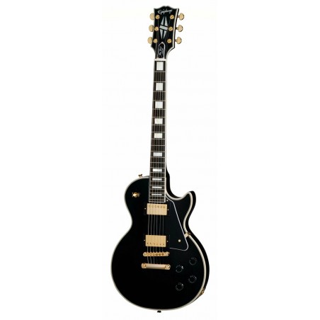 EPIPHONE Inspired by GIBSON CUSTOM LES PAUL CUSTOM - EBONY