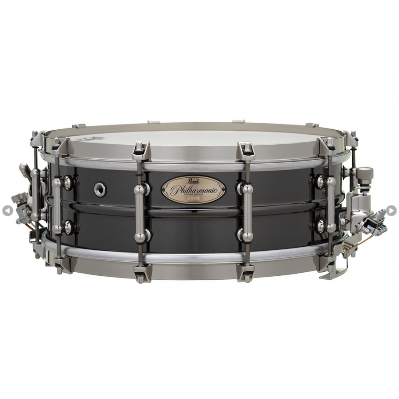 PEARL PHB 1450 PHILHARMONIC 14x5.0 BRASS  BEADED SHELL - BLACK NICKEL FINISH