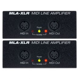 JL Cooper MLA XLR MIDI LINE AMP Set