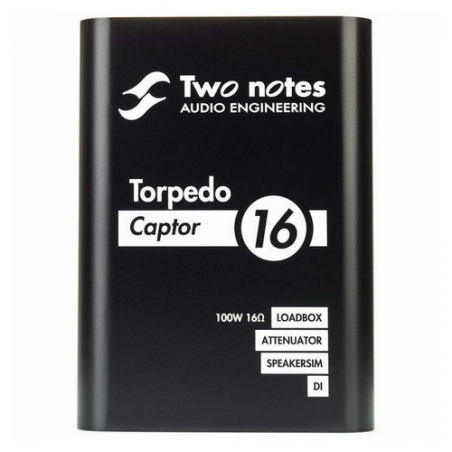 TWO NOTES TORPEDO CAPTURE X16 ATTENUATORE DI POTENZA REATTIVO