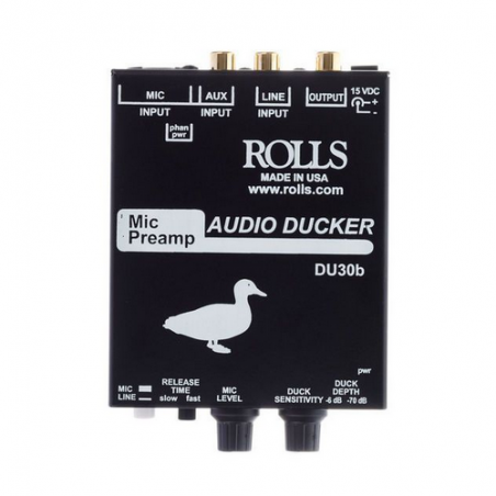 ROLLS DU-30 MIC PREAMP AUDIO DUCKER