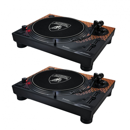 TECHNICS SL-1200M7B ORANGE TWIN SET LIMITED EDITION LAMBORGHINI