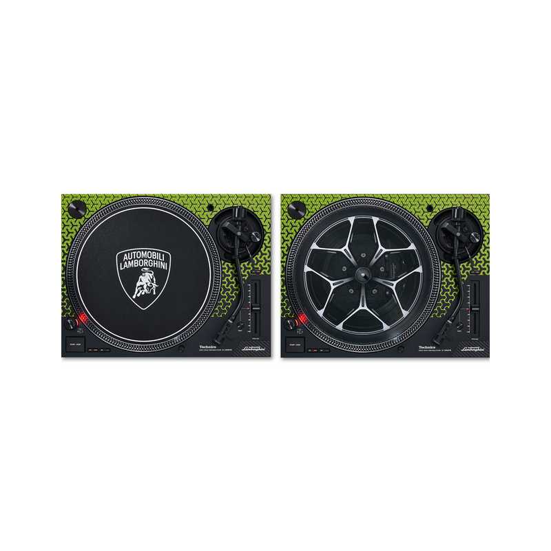 TECHNICS SL-1200M7B GREEN TWIN SET LIMITED EDITION LAMBORGHINI