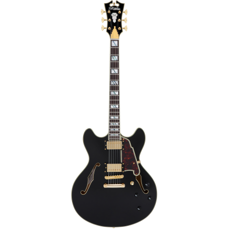 D'ANGELICO EXCEL DC - SOLID BLACK