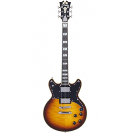 D'ANGELICO DELUXE BRIGHTON - VINTAGE SUNBURST