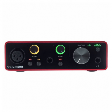 FOCUSRITE  SCARLETT SOLO 3rd Gen - AUDIO INTERFACE - USATA