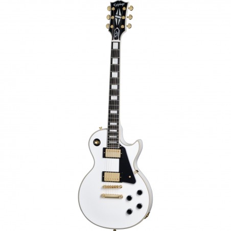 EPIPHONE Inspired by GIBSON CUSTOM LES PAUL CUSTOM - ALPINE WHITE