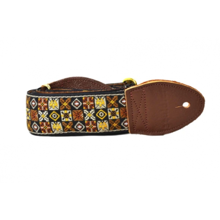 SOULDIER GUITAR STRAP WOODSTOCK GOLD