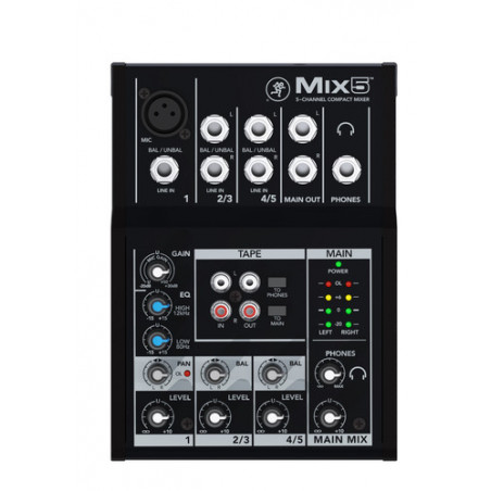 MACKIE MIX8 - MIXER 6 IN - 2 PRE MICROFONICI