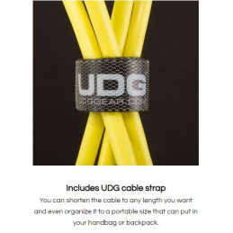 U95004OR - ULTIMATE AUDIO CABLE USB 2.0 A-B ORANGE ANGLED 1M